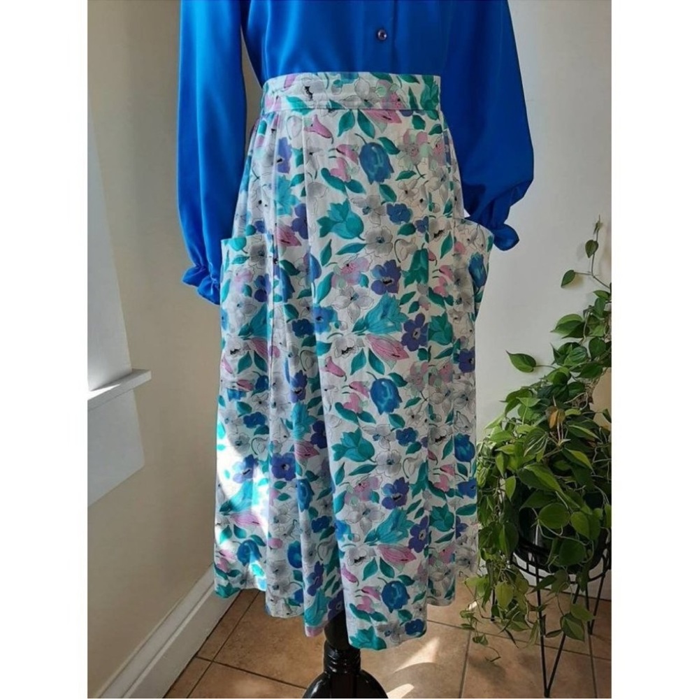 Floral Midi Skirt